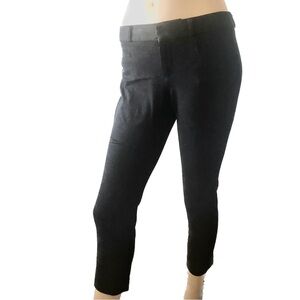 Banana Republic Sloan Skinny Ankle Pants Black Size 2P Petite Stretch Office